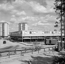 Vällingby centrum  år 1955