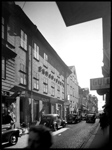 Klarabergsgatan 35. Fasad mot Klarabergsgatan västerut