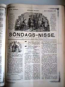 Söndags-Nisse – Illustreradt Veckoblad för Skämt, Humor och Satir nr 50, den 14 december 1879