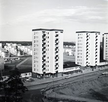 Höghus i Vällingby år 1957