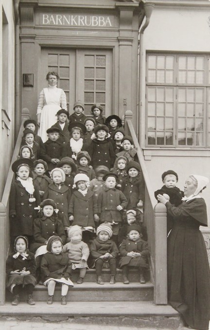 Barn på Kungsholms barnkrubba - 1939