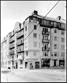 Hörnet Engelbrektsgatan 21 t.v. - Stenbocksgatan 1