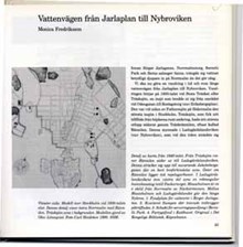 Vattenvägen från Jarlaplan till Nybroviken / Monica Fredriksson