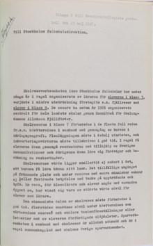 Skolresor till fjällen - Överlärarkollegiet 1947