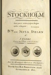 Stockholm, IV. och sista delen / Johan Elers
