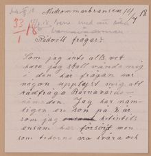 Hildur Ljungkvist ber Barnavårdsnämnden om hjälp att hitta sitt barns pappa