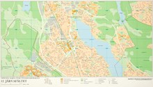 Karta "Järvafältet" år 1996