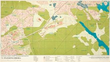 Karta "Flemingsberg" år 1969