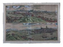Stockholm från norr och söder på 1580-talet