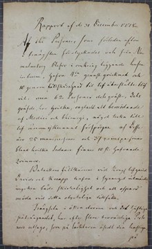 Polisrapport om 62 döda vid firandet av den nyfödde tronarvingen 30 december 1778