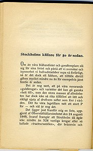 Stockholms källare för 50 år sedan / Adolf Hellander