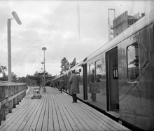 Provisorisk station för tunnelbanan i Hässelby Gård