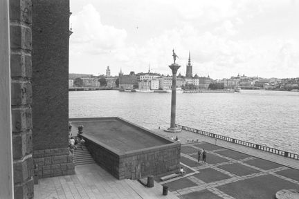 Stadshusträdgården från Stadshuset