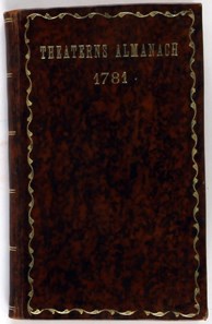 Kongl. svenska theaterns almanach för året 1781