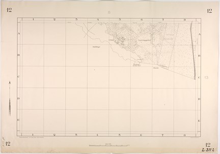 1912 års karta över Brännkyrka del 12