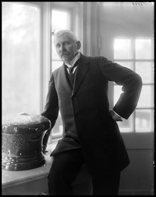 Porträtt av överintendent, arkitekten Carl Möller