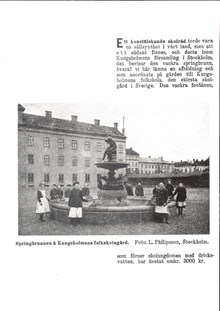 Sveriges största skolgård? - Kungsholmens folkskolas gård, ca 1900