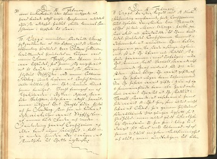 Domkapitlets protokoll angående makarna Eric Ternells och Maria Winges osämja 16 februari 1744
