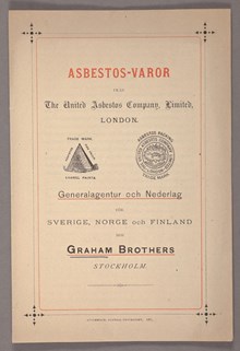 Graham Brothers saluför asbest i Stockholm