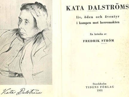 Omslagsbild Kata Dalströms liv