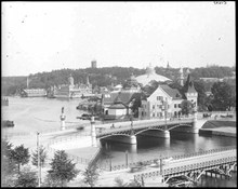 1897 års Allmänna konst- och industriutställning sedd från Strandvägen