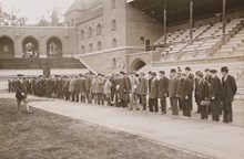 Landstormsrekryter vid Stadion 1914 