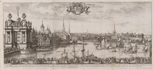 Triumfbåge rest på Norrbro 1680 vid drottning Ulrika Eleonoras högtidliga intåg