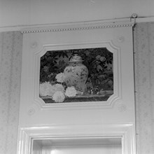 Dörröverstycke, interiör från Linnégatan 85, 3 tr