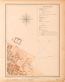 1885 års karta, blad 1 (Lundgren)