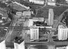 Flygfoto över Hässelby Gård år 1960