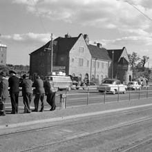 Liljeholmens station före rivningen 1959