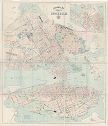 Stockholmskarta från 1886