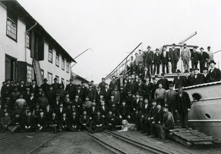 Personal vid Mälarvarvet