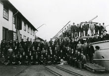 Personal vid Mälarvarvet