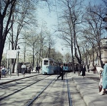 Spårvagnshållplats i Kungsträdgården