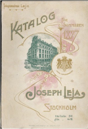 Omslaget till Joseph Lejas katalog