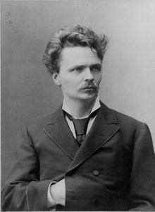 Ateljéporträtt av August Strindberg