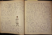 Maja Berghs dagbok, på Carl Wilhelmsons målarskola 1918