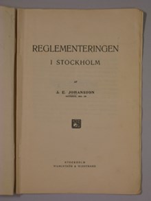 Reglementeringen i Stockholm