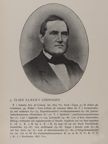 Claes Albert Lindhagen. Ledamot av stadsfullmäktige 1863-1887