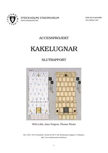 Accessprojekt Kakelugnar Slutrapport