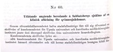 Utlåtande om läkarstudenters rättigheter att studera patienter 1879