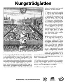 Kungsträdgården - kort beskrivning av områdets historia