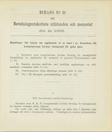 Kronprinsessan Lovisas Vårdanstalt för sjuka barn (barnsjukhus) – föreningen ber om tomt till nytt sjukhus 1886