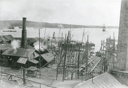 Södra varvet omkring år 1910