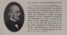 Adolf Wilhelm Edelsvärd. Ledamot av stadsfullmäktige 1867-1887