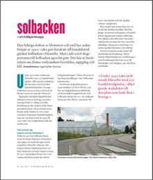 Solbacken - en trädgårdssaga / artikelförfattare: Ingrid Dyhlén-Täckman