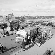 Busshållplats vid Södermalmstorg