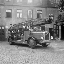 Johannes Plan, Johannes Brandstation. Stegvagn, 1945
