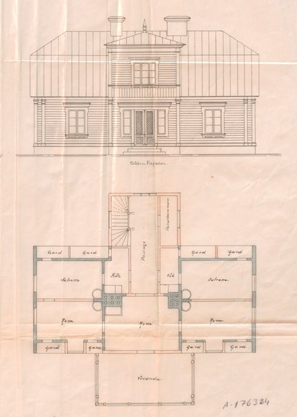 Här bodde Katitzi – ritningar till hus i Tanto från 1880-talet